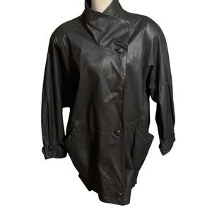 Chic Black Leather Jacket for Women